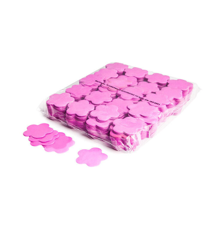 TCM FX - Lassú esésű Konfetti Virágok Ø 55mm - Rózsaszín - 1 kg